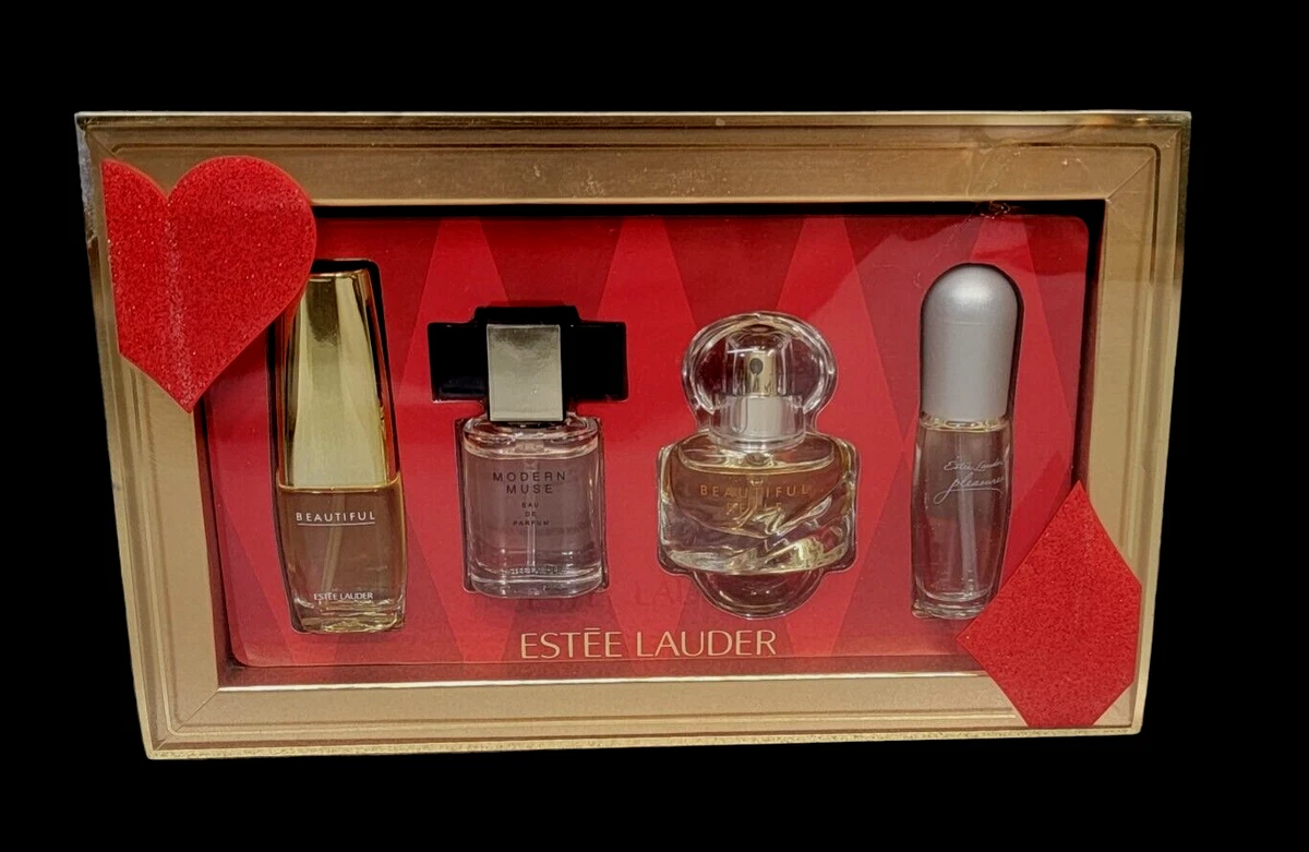 Estee Lauder 4 Piece MINI Fragrance EDP Eau De Parfum Spray Gift Set New In Box