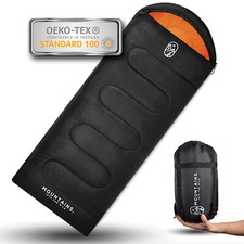 MOUNTAINS Schlafsack Camping Mumienschlafsack Deckenschlafsack Wasserdicht