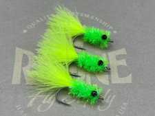 3ea. Schminnows size #2 in Chartreuse. Excellent Saltwater / Predator pattern.