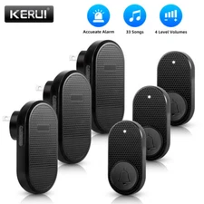 Wireless Doorbell Waterproof Long Range Door Bells Cordless Plug-in With Chime