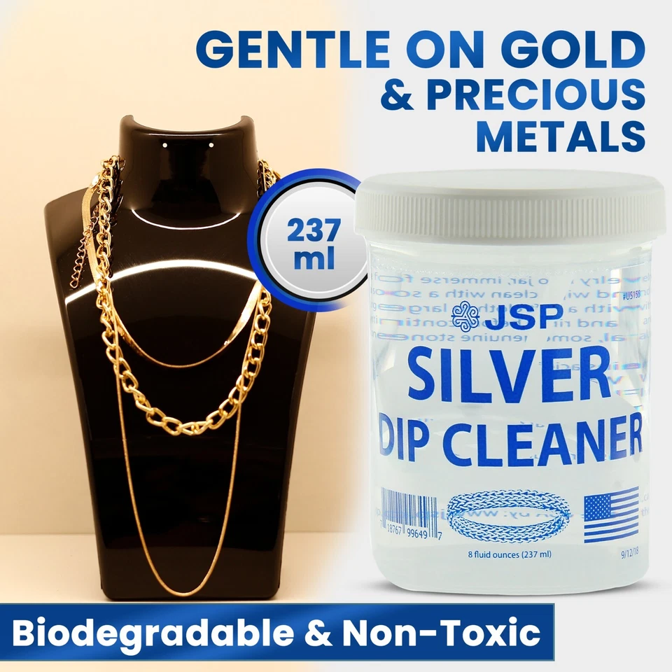 Lot of 24 JSP Sterling Silver Dip Jewelry Cleaner Tarnish Remover Cleaning 8oz - Image 4 of 4