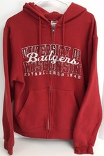 University of Wisconsin Badgers Full Zip Sweatshirt Hoodie Large Read 