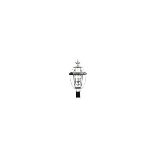 Quoizel NY9043P 3-Light Newbury Outdoor Lantern in Pewter - Picture 3 of 3