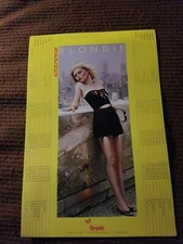 BLONDE AUTOAMERICAN CRYSALIS PROMO CALENDAR 80S 
