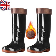 Mens Womens Fleece Wellie Socks Ladies Wellington Boot Thermal Liners Warm UK LE