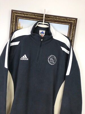 Vintage 90's Adidas Ajax Amsterdam Football Fleece Sweatshirt