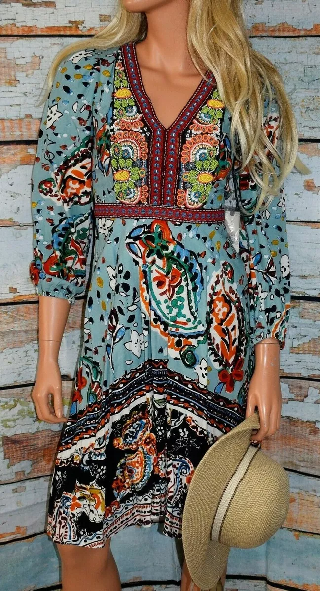 NWT AKEMI KIN ANTHROPOLOGIE Karmina Beaded Dress Size 00 NWT AKEMI KIN ANTHROPOLOGIE Karmina Beaded Dress Size 00