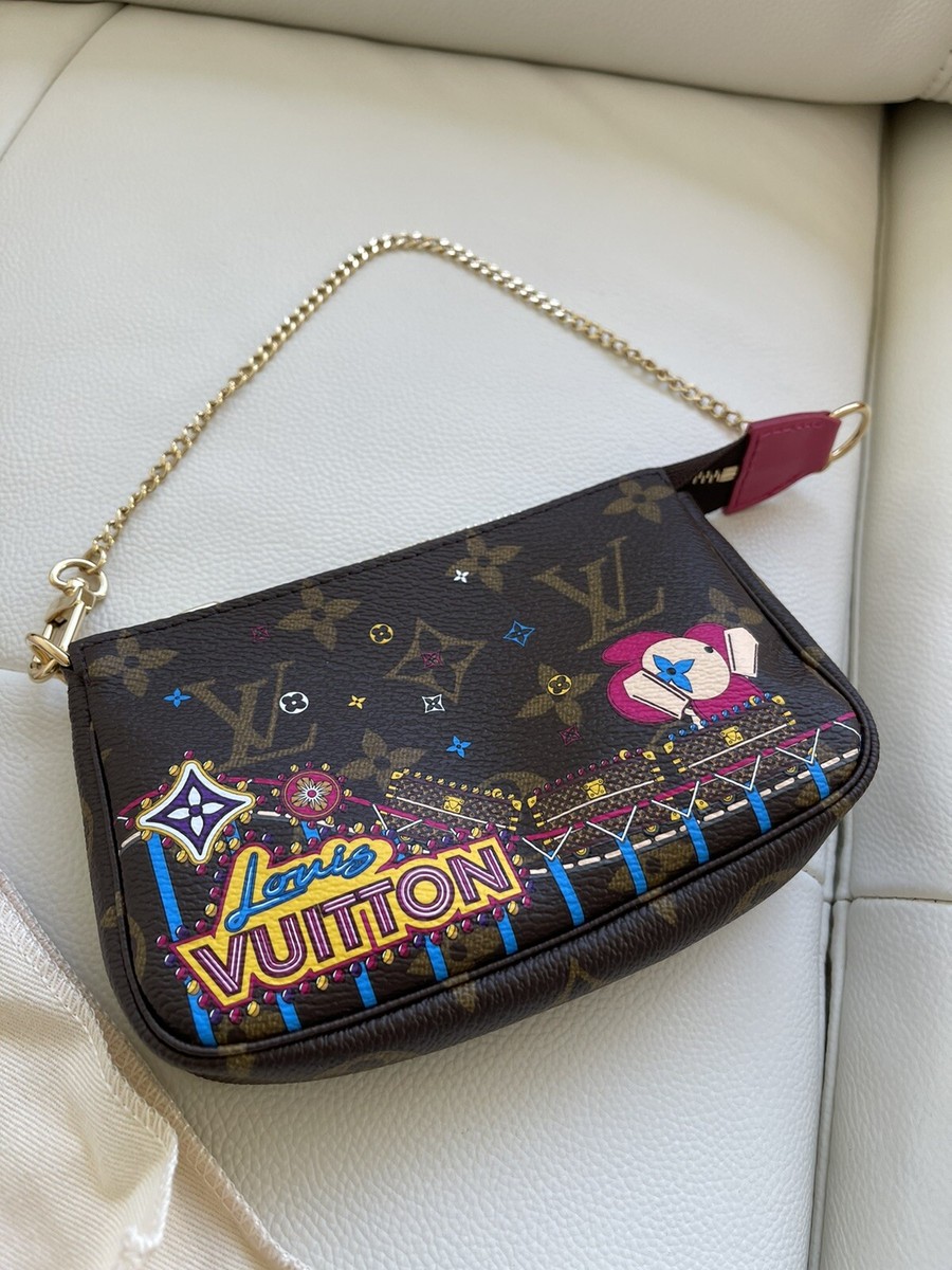 Louis Vuitton Mini Pochette Accessoire Pouch Monogram Louis Vuitton Mini Pochette Accessoire Pouch Monogram