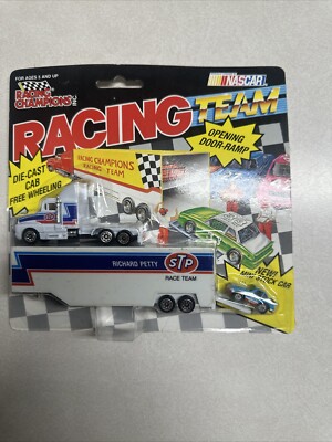 Richard Petty STP Race Team Car Hauler Nascar Vintage 1991 Racing ...