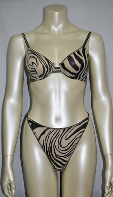 *** University By ANDRES SARDA *** BH-Set mit Tanga Modell ZEBRA ***