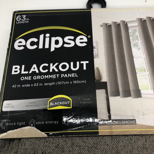 Eclipse Blackout One Grommet Panel 63in Length 42in Width ONE PANEL - Picture 2 of 6