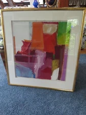 Abstract Painting by artist Wilfred Croteau----- Abstract Expressionism