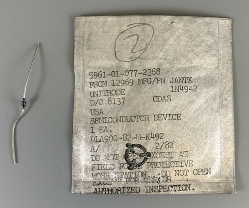 UNITRODE JANTX1N4942 TRANSISTOR DC: 8137 - Picture 2 of 4