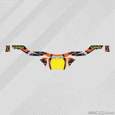 2018 CRG STYLE KG REAR BUMPER STICKER - KARTING -  JakeDesigns