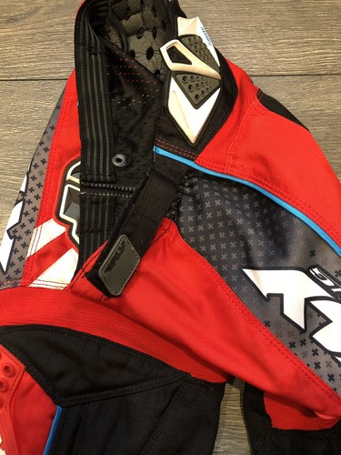 Fly Racing F16-Red-kinetic Mesh Motocross Pants-Adjustable Waist-Youth 26 - Picture 5 of 8