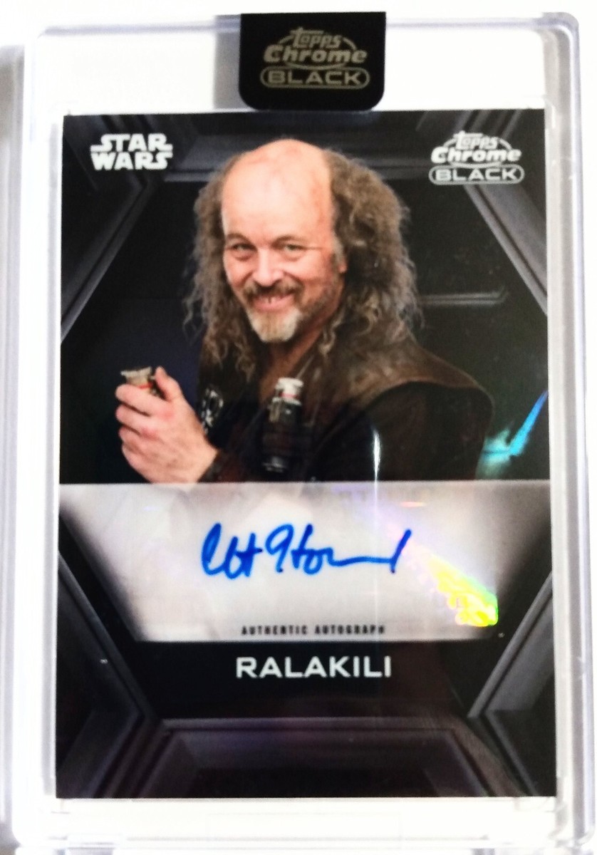 Star Wars 2022 Topps Chrome Black Autograph #AB-CH Clint Howard as