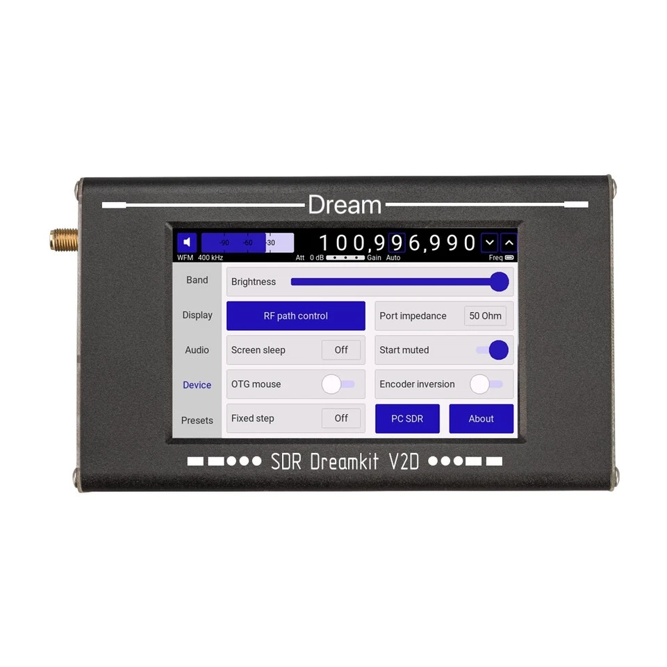 2025 último Dream - Radio de banda completa SDR compatible con PC portátil Foto 2 de 4