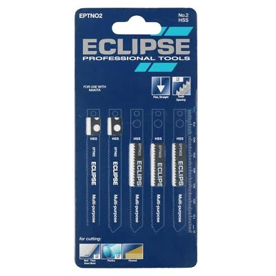 5 pièces lame de scie sauteuse éclipse EPTN02 HSS 2,5 - 6 mm coupe 1,8 mm esp... - Photo 1/3