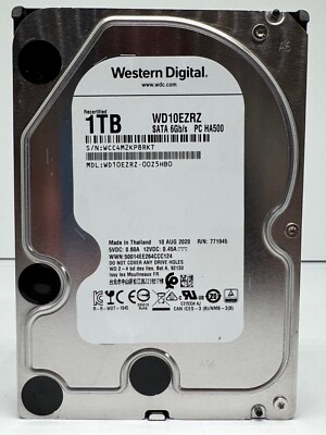 Western Digital WD10EZRZ - 00Z5HB0 WD Blue 1TB Festplatte 7200RPM SATA 3 - 1 TB