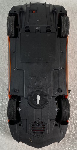 WonderPlay 27mhz 1:18 R/C Car W/Headlights & Opening Doors Orange Tested - Picture 6 of 8