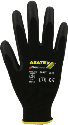 Smartphone Handschuhe mit Microschaum Beschichtung 6 Paar  Gr:  9  - 10  oder 11