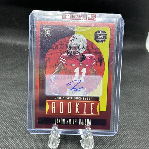 JAXON SMITH-NJIGBA PRIZM SILVER Jersey Patches And 5 Autos! - Picture 14 of 23