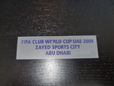 Fifa Club World Cup UAE 2009 FC Barcelona Badge Patch für Trikot - d0419