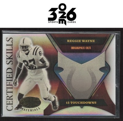 Reggie Wayne 2005 Leaf Certified Materials Certified Skills Mirror #CS-37 #/500