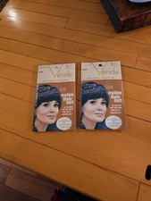 Vintage Nylon Hair Nets Venida 6 Count Elastic Super Fine Mesh Black