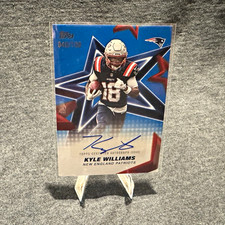 Topps 2026 Flagship Football Kyle Williams Patriots NFL Stars Auto Blue /150