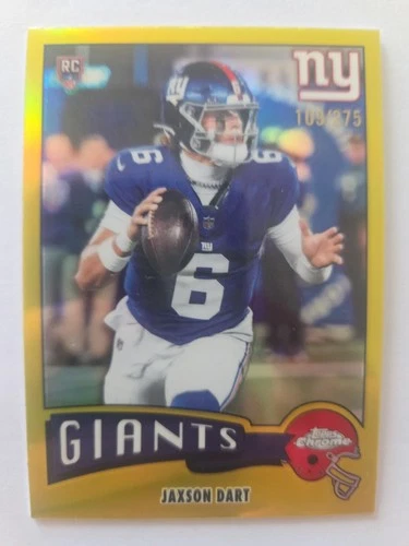 2025 Topps Chrome Jaxson Dart Yellow Refractor (RAW)