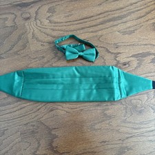 Men's Formal Cummerbund and Bow Tie