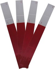 Peterson Manufacturing 465-4K Red/White Reflective Marking Tape