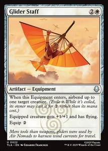Glider Staff #22 - Avatar: The Last Airbender MTG Uncommon