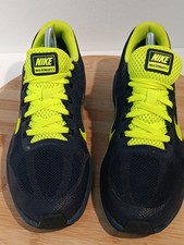 Nike Air Max Dynasty 2 859575-401 Boys Size 6Y(Women's Size 8) Black Lemon