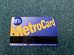 【レア】【1997】Blue MetroCard NYC Subway Blue Metro Card | eBay