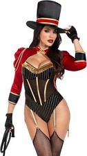 Leg Avenue Womens 2 PC Ravishing Ringmaster Costume Halloween Medium
