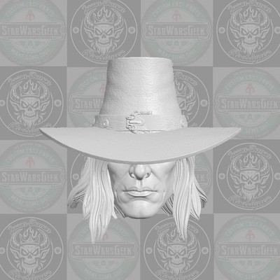 Solomon Kane v1 custom hat head sculpt for 1:12 1:18 1:10 fantasy action figure