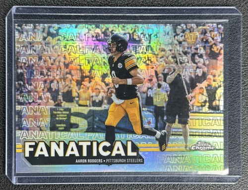 2025 Topps Chrome Aaron Rodgers Base (RAW)