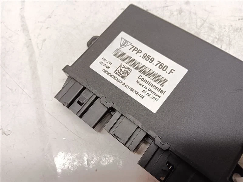 Unidad de control del módulo de asiento delantero Porsche Macan 15-18 7pp959760f Foto 3 de 4