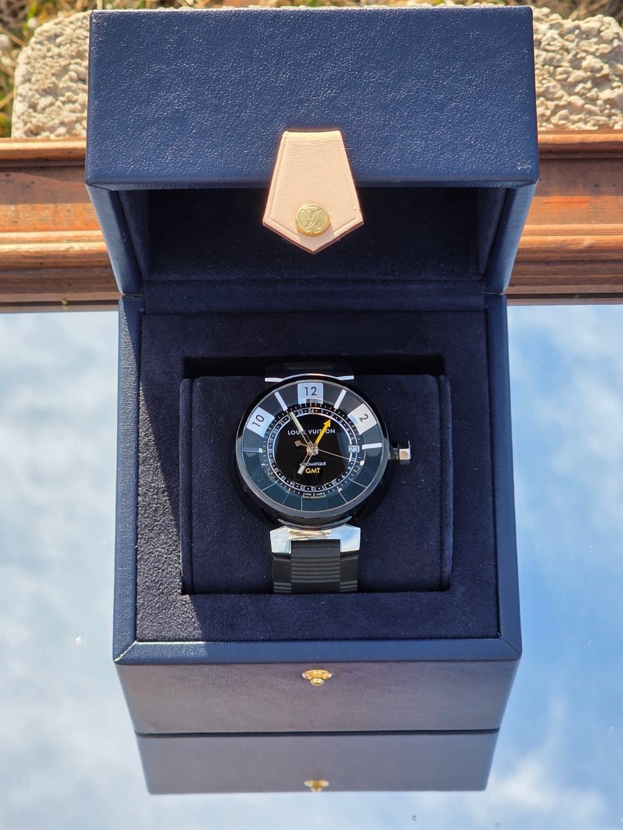 LOUIS VUITTON TAMBOUR Q118F WATCH RARELY WORN - No Box - Ships