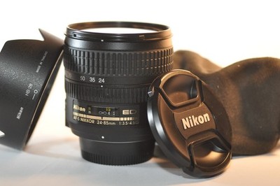 Nikon ED AF-S Nikkor 24-85mm f/3.5-4.5 G FX lens HB-28 for D750 D7500 D850 ZF Z7