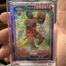 2024-25 Topps Chrome - Jamal Shead #174 Purple Speckle Refractor /299 (RC)