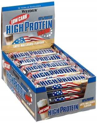 Weider 40% Low Carb Proteinriegel, Schokolade 24x50g