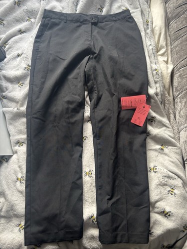 Brandneu mit Etikett Jungen M&S schmale schwarze Schulhose Alter 17-18 Jahre alt EUR 164