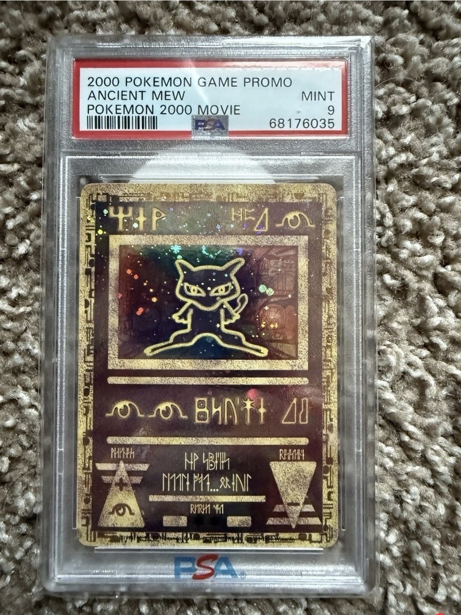 ANCIENT MEW 2000 Pokemon Game Promo Movie PSA Graded 9 | eBay