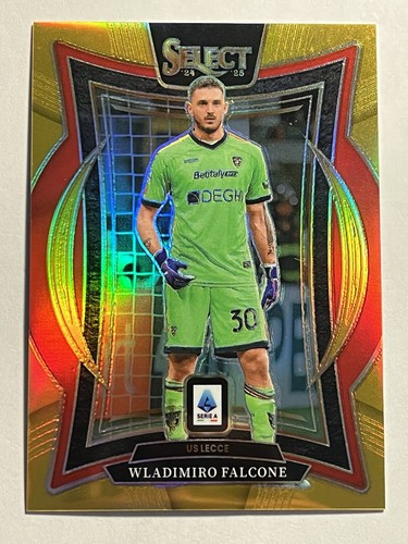 2024-25 Panini Select Serie A - Wladimiro Falcone RARE GOLD PRIZM #/10 US Lecce