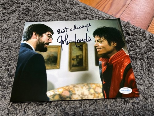JOHN LANDIS SIGNED AUTOGRAPHED 8x10 PHOTO MICHAEL JACKSON THRILLER ACOA COA