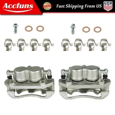 For Ram 1500 Dodge Durango Chrysler Aspen Front Brake Calipers W/ Bracket Pair