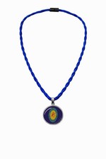 Choctaw Nation Pride Flag Necklace Native American Heritage Indigenous Pride